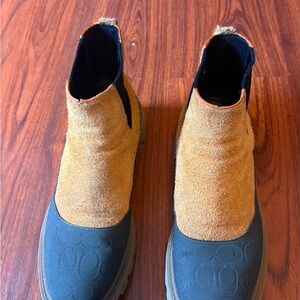 Coach Men's Boots in Tan and Black